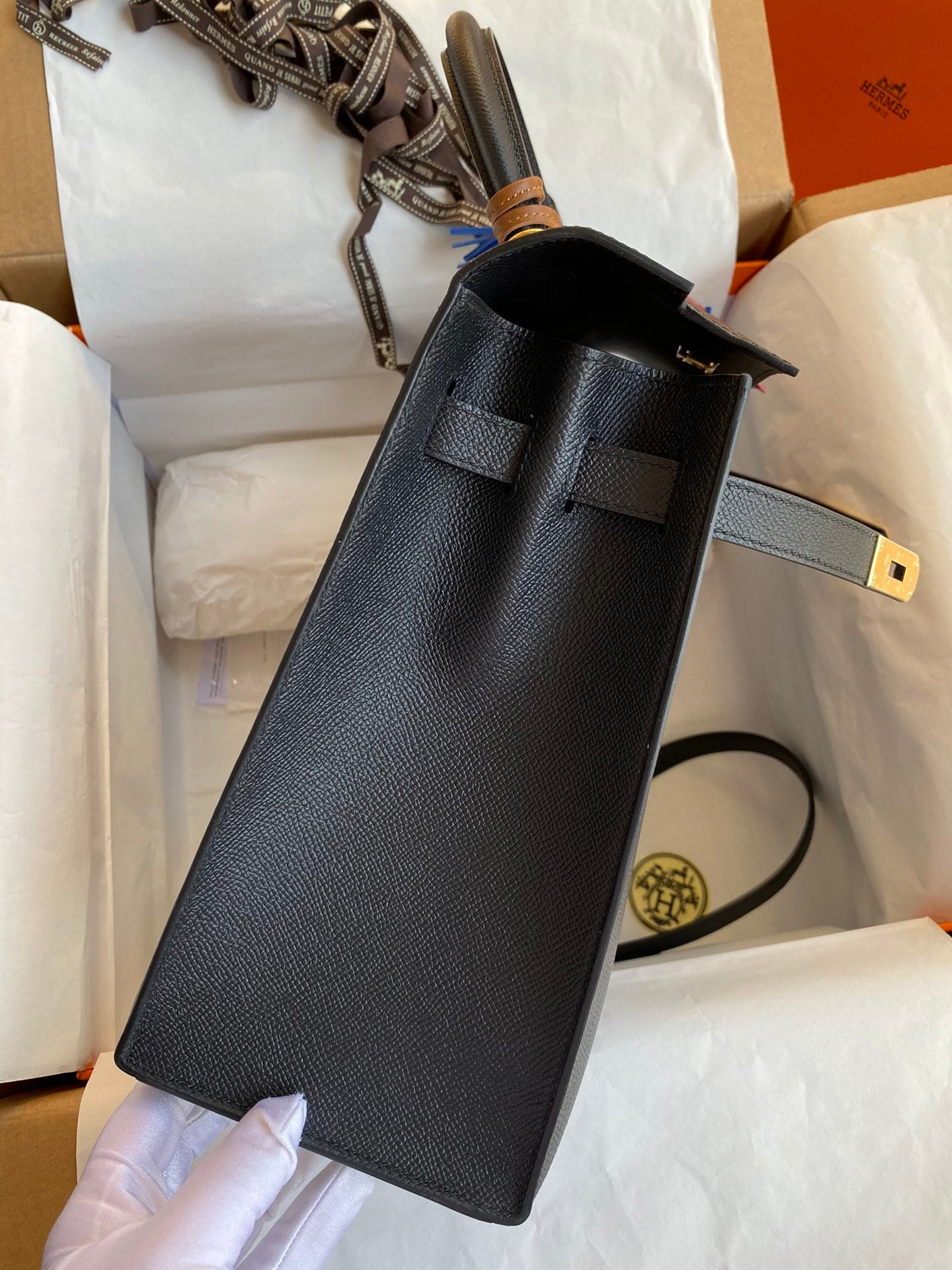 Kelly 32cm Epsom Leather Handbag