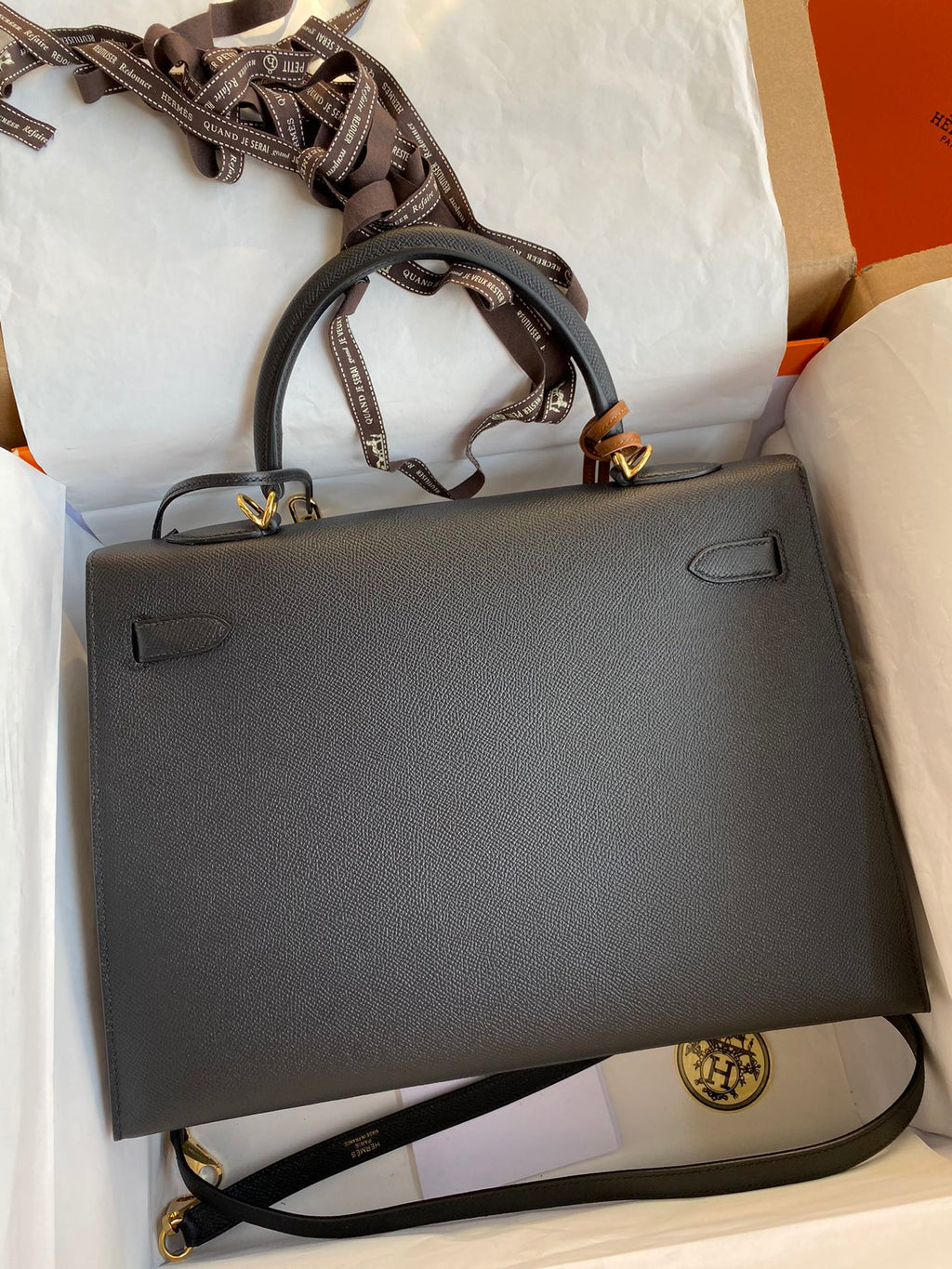 Kelly 32cm Epsom Leather Handbag