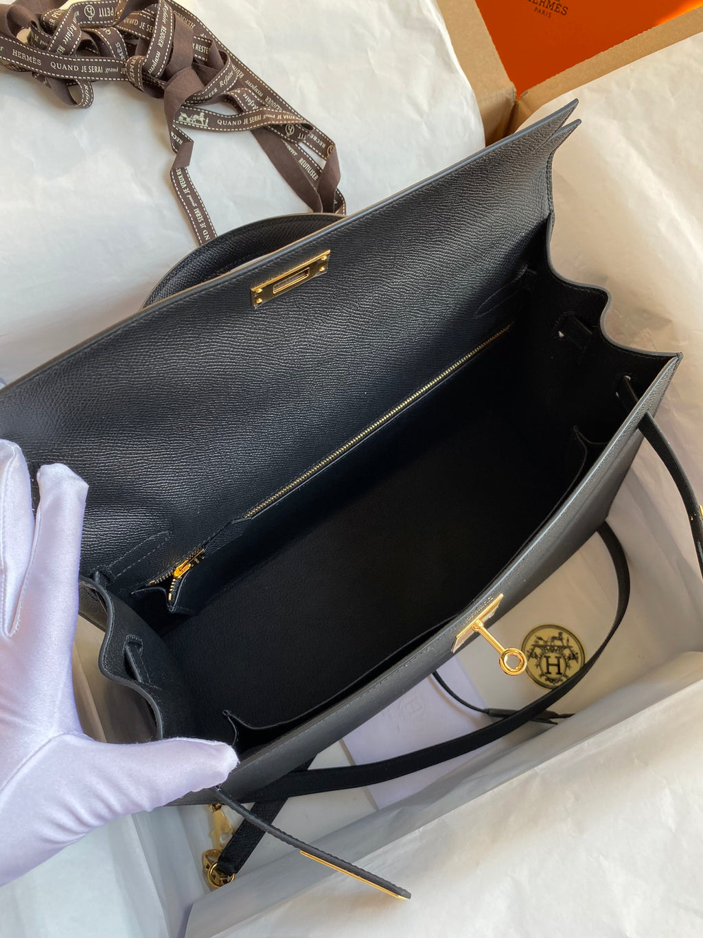 Kelly 32cm Epsom Leather Handbag