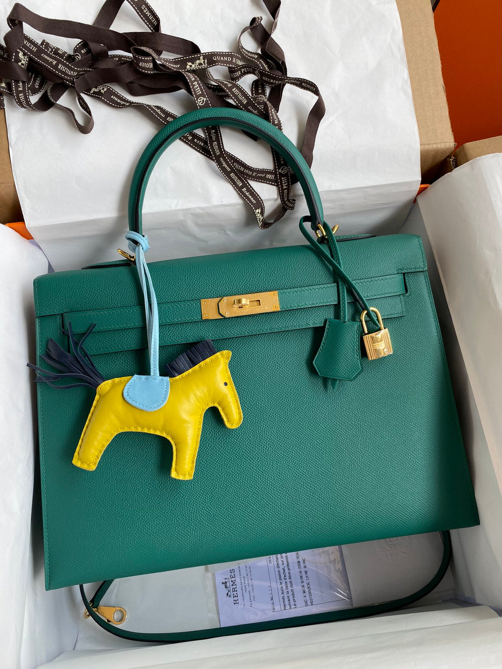 Kelly 32cm Epsom Leather Handbag