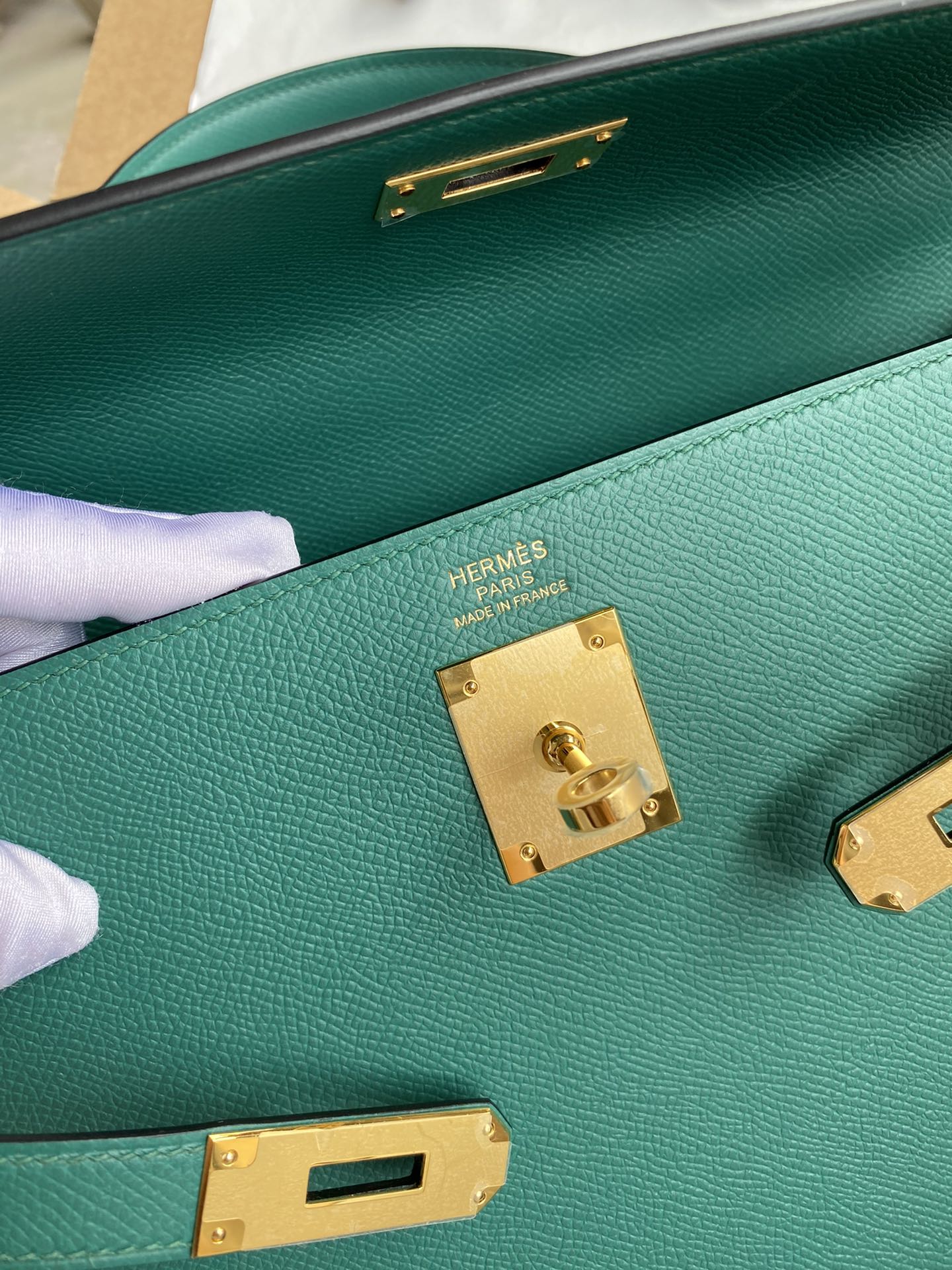 Kelly 32cm Epsom Leather Handbag