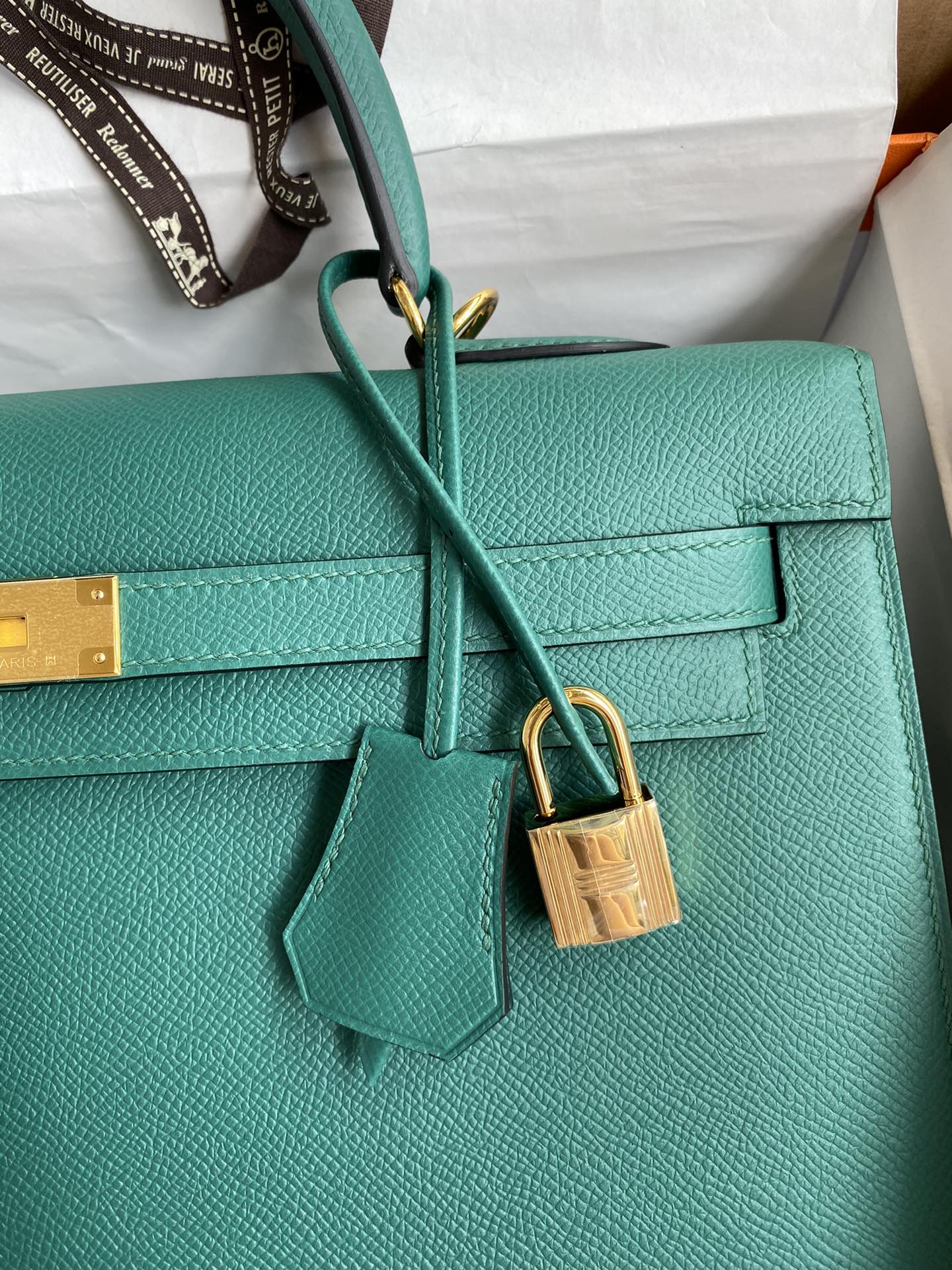Kelly 32cm Epsom Leather Handbag