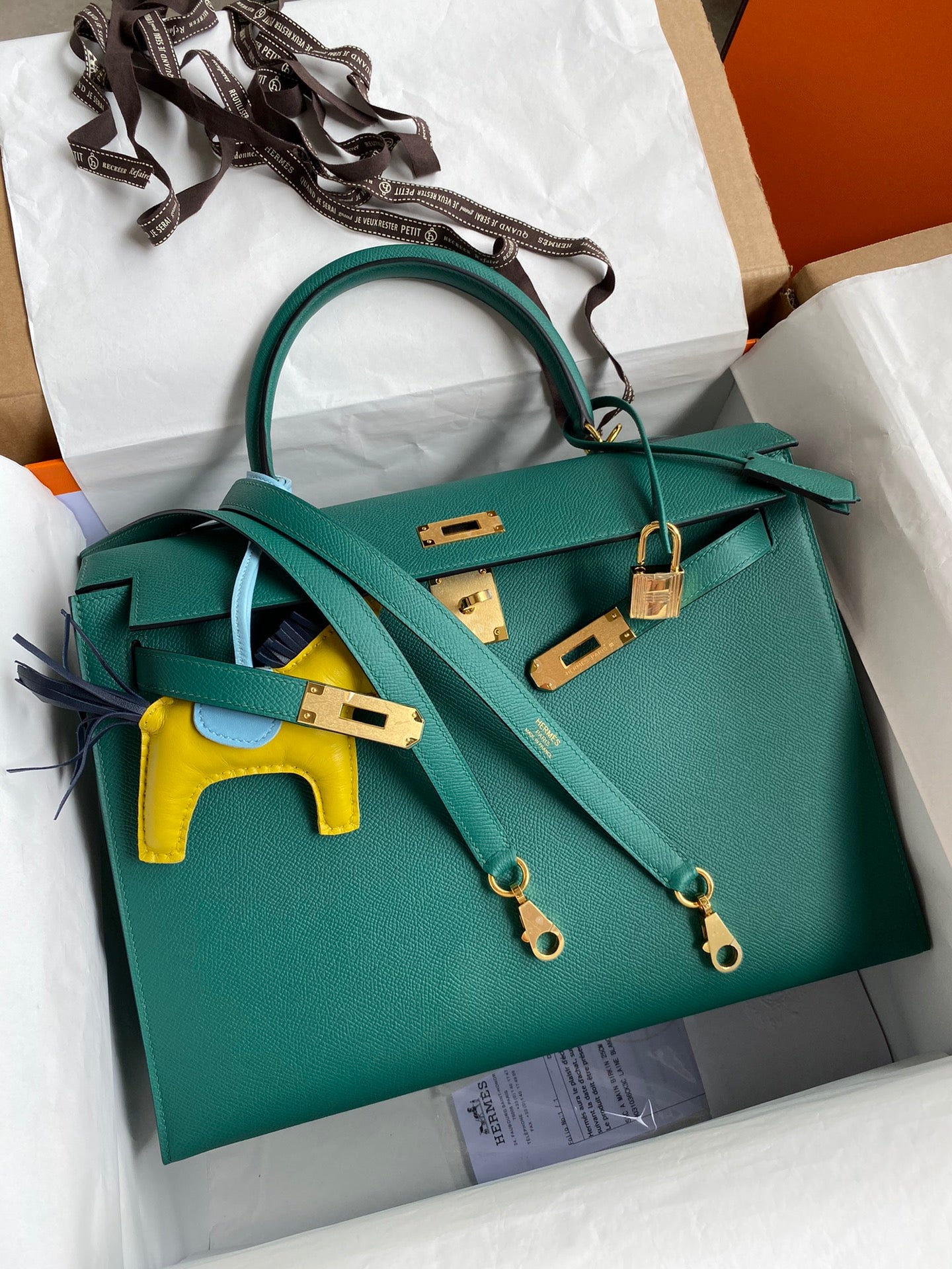 Kelly 32cm Epsom Leather Handbag