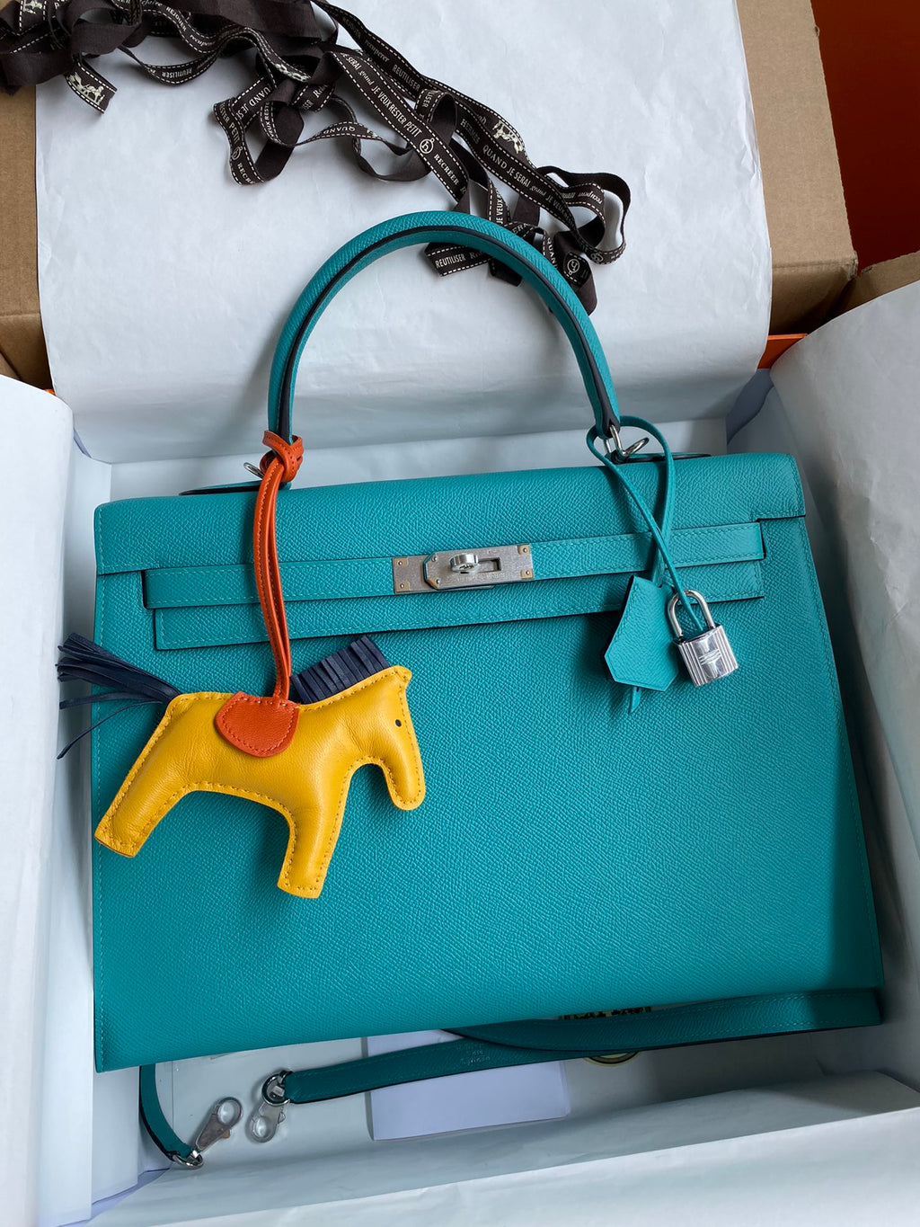 Kelly 32cm Epsom Leather Handbag