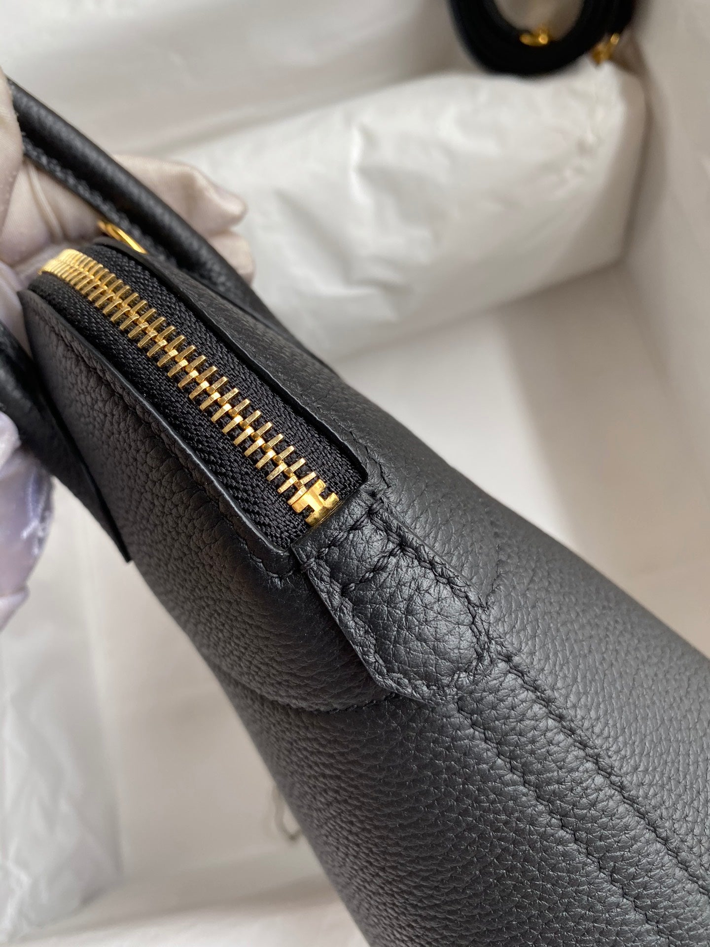 Bolide 27cm Togo Leather Handbag