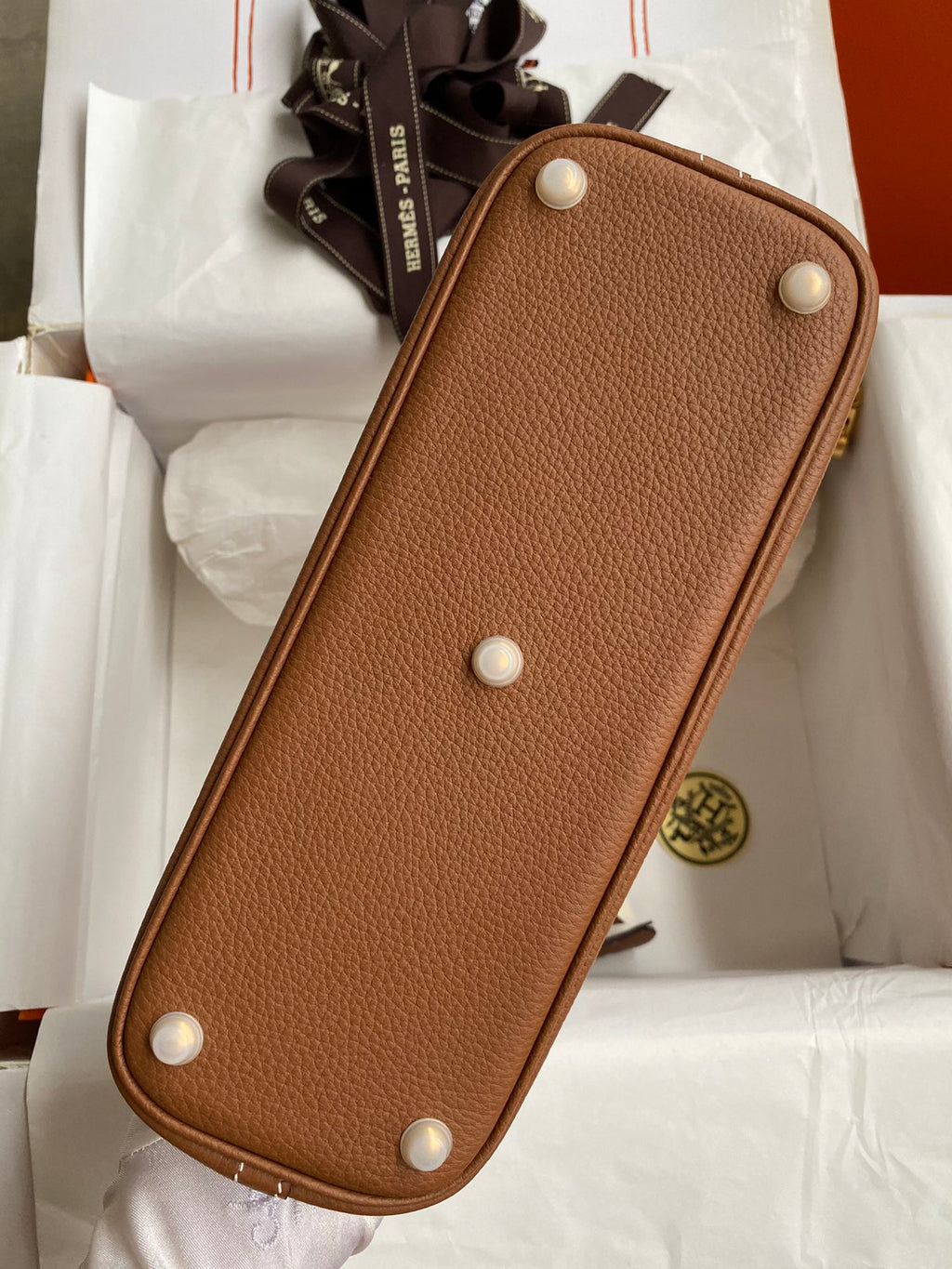 Bolide 27cm Togo Leather Handbag