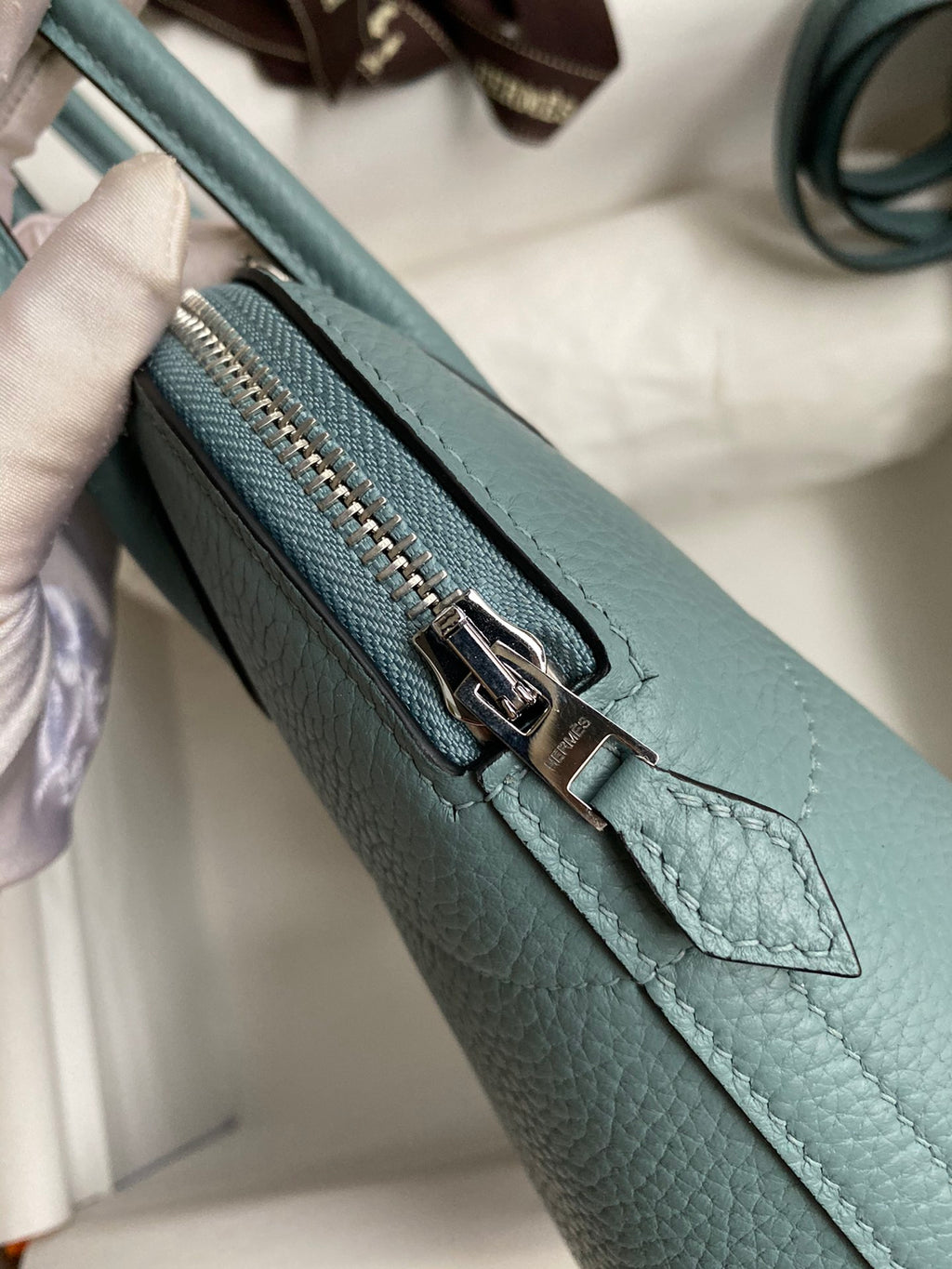 Bolide 27cm Togo Leather Handbag