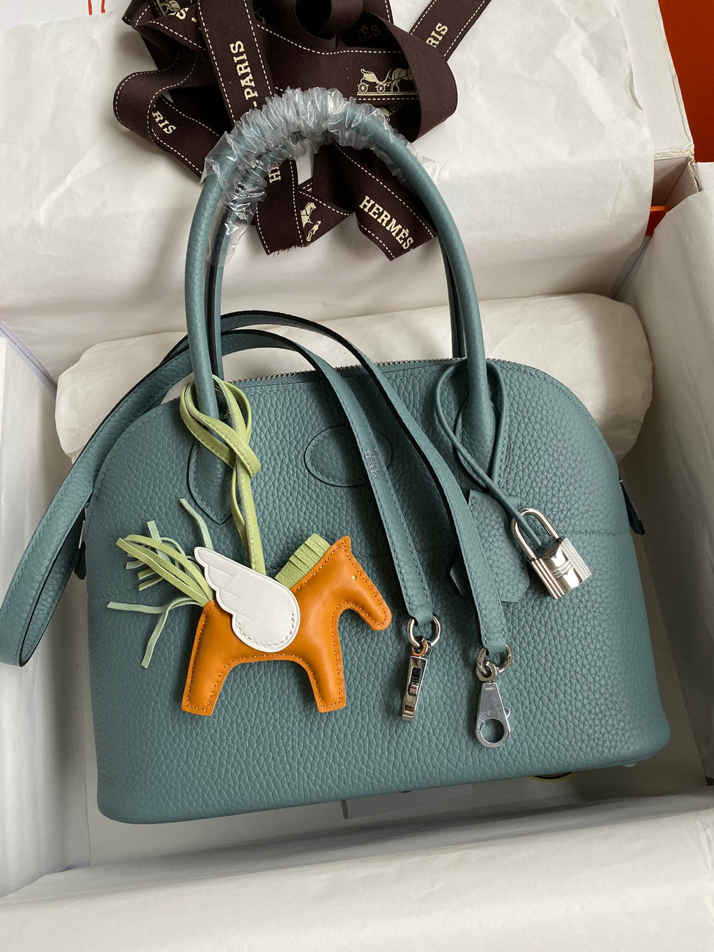 Bolide 27cm Togo Leather Handbag