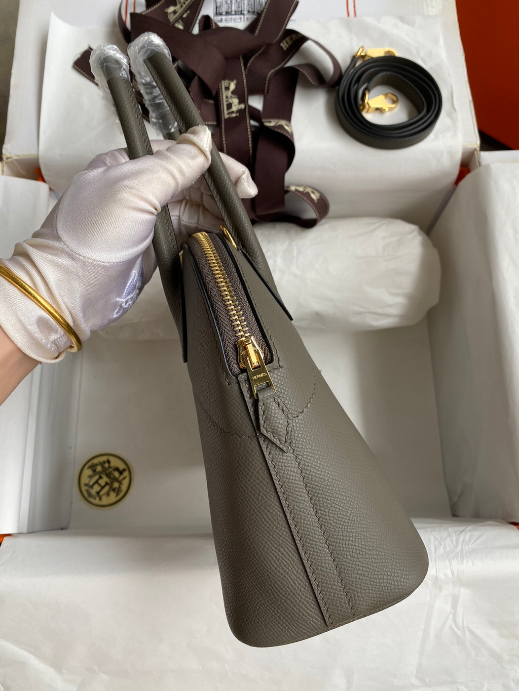 Bolide 27cm Epsom Leather Handbag