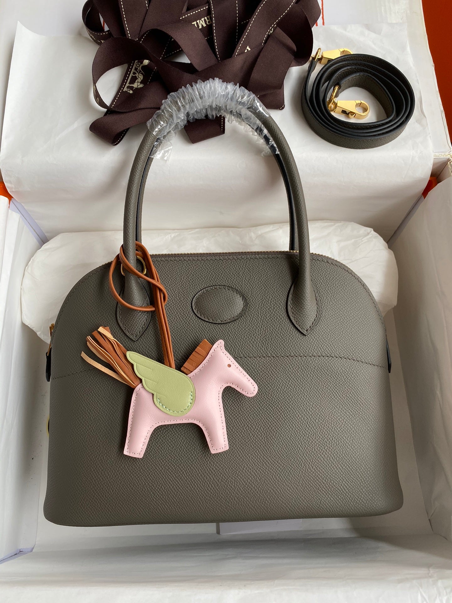 Bolide 27cm Epsom Leather Handbag