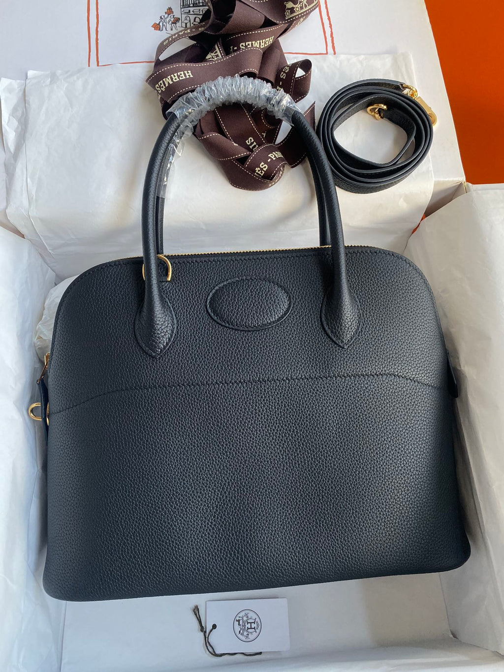 Bolide 31cm Togo Leather Handbag