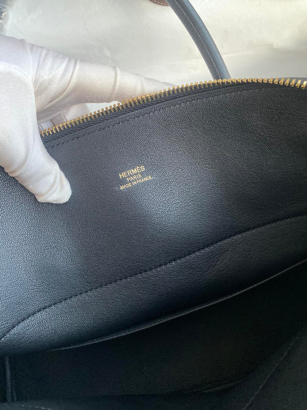 Bolide 31cm Togo Leather Handbag