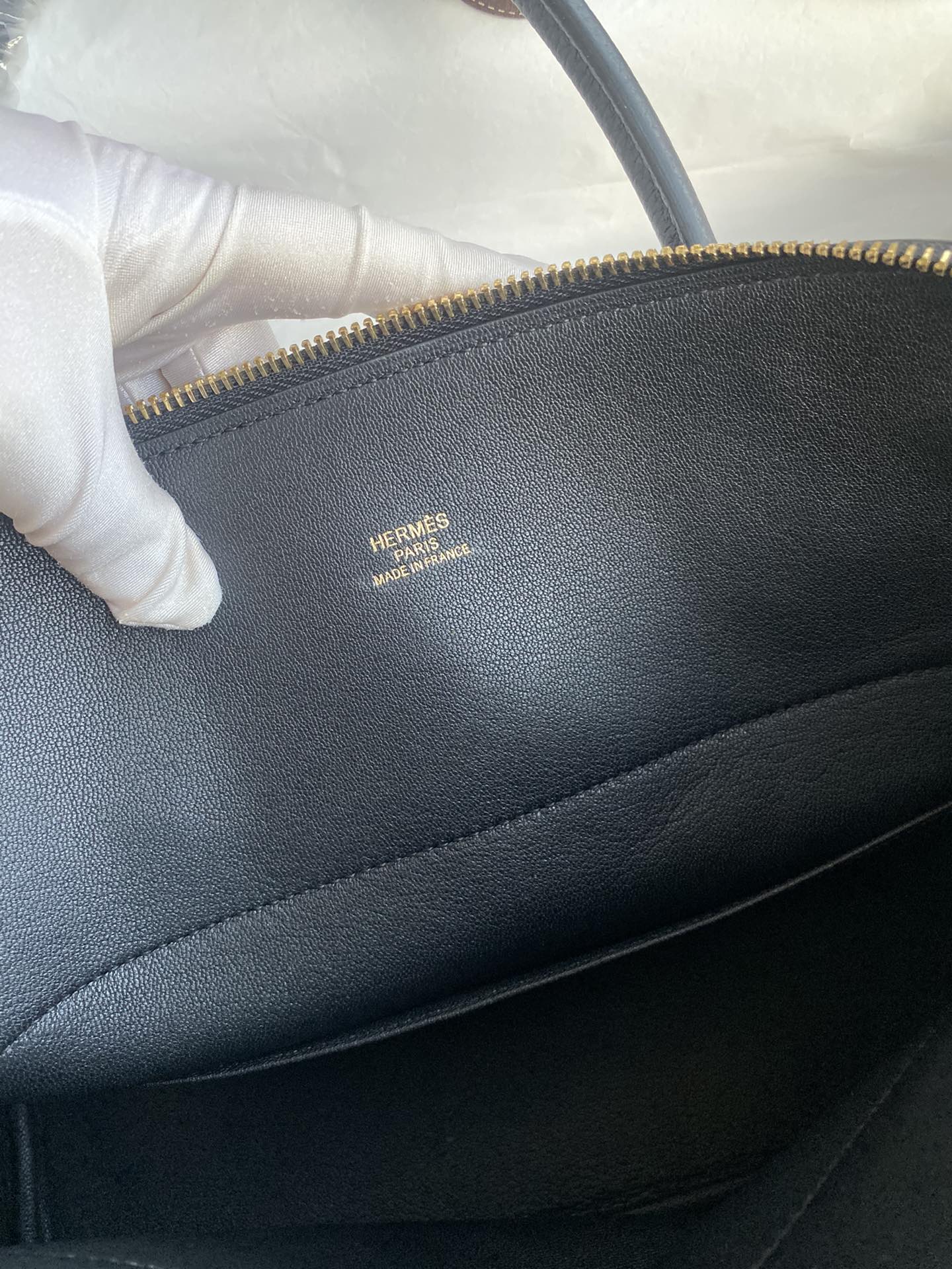 Bolide 31cm Togo Leather Handbag