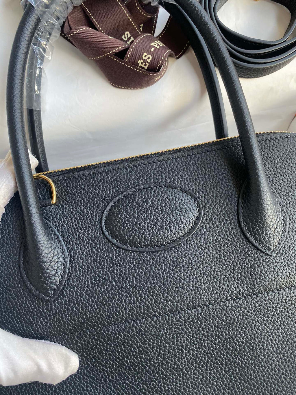 Bolide 31cm Togo Leather Handbag