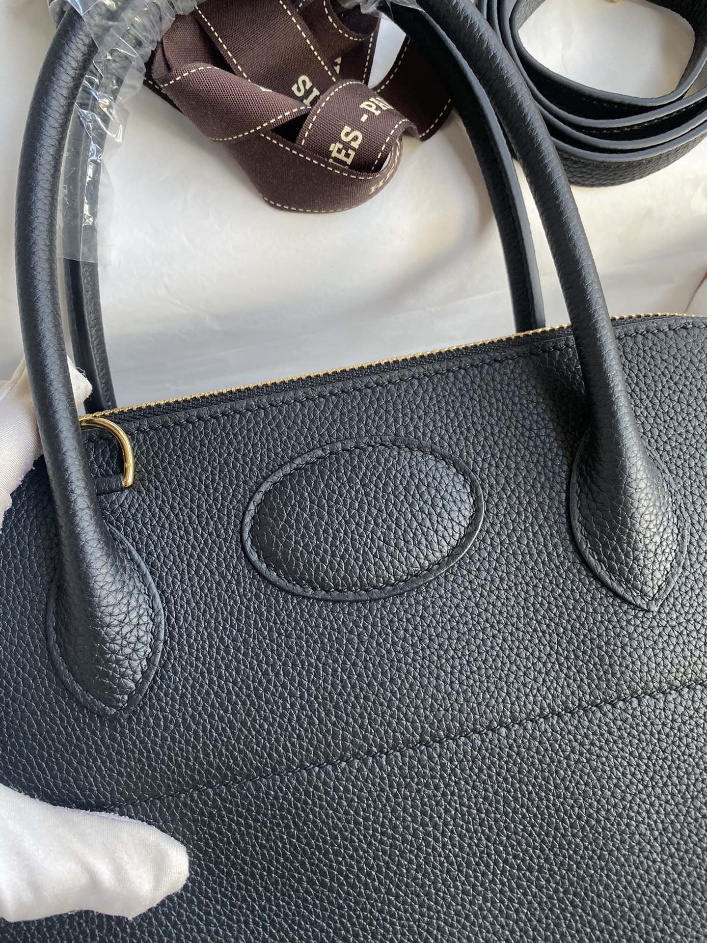 Bolide 31cm Togo Leather Handbag