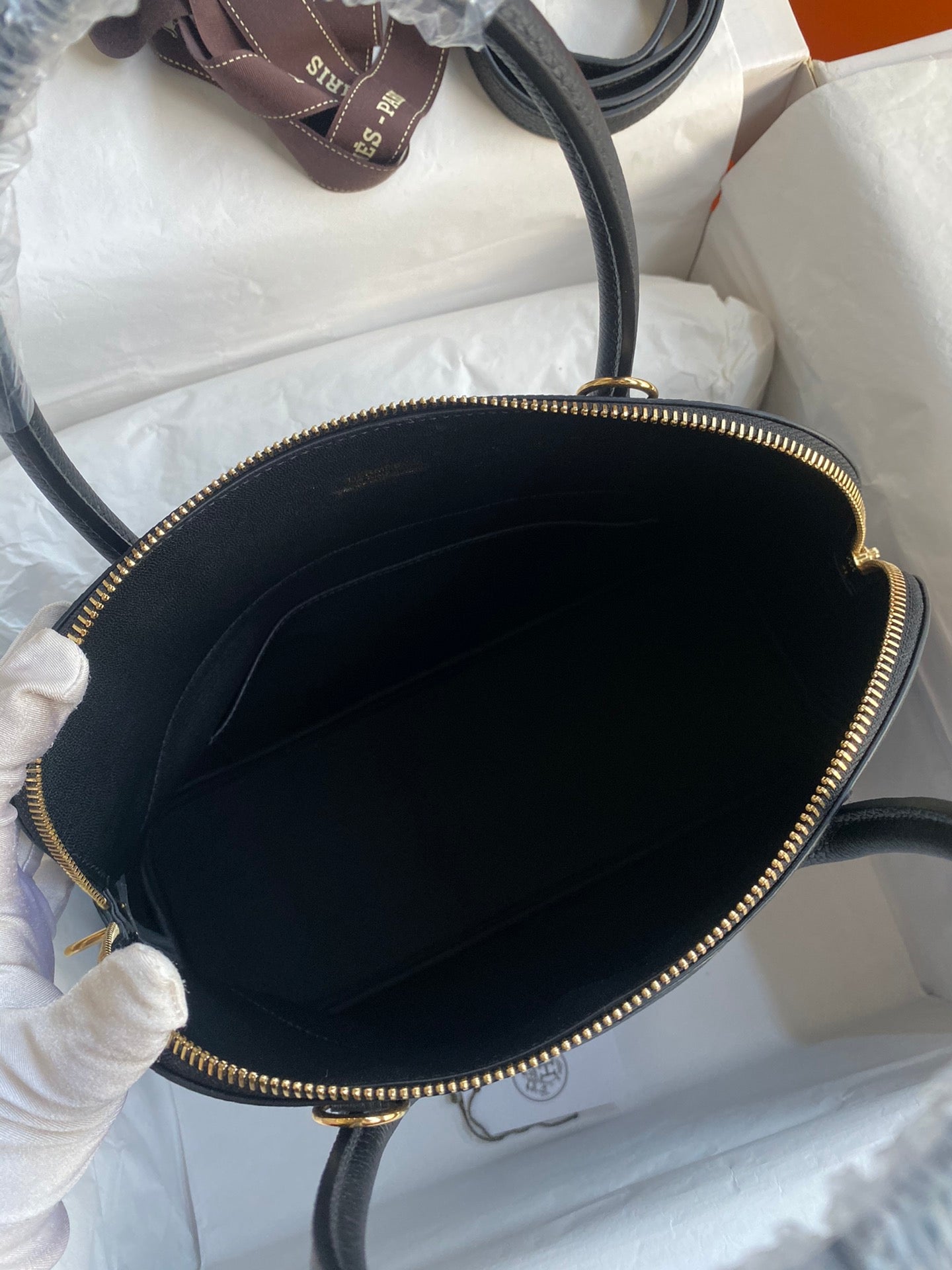 Bolide 31cm Togo Leather Handbag