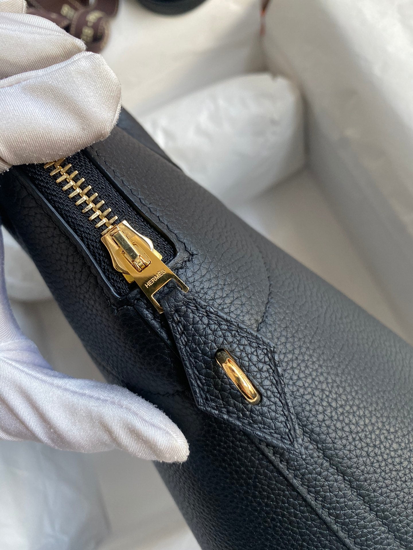 Bolide 31cm Togo Leather Handbag