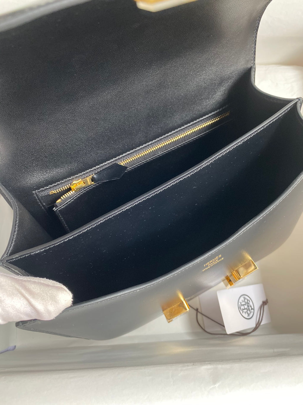 Constance 24cm Box Leather Handbag