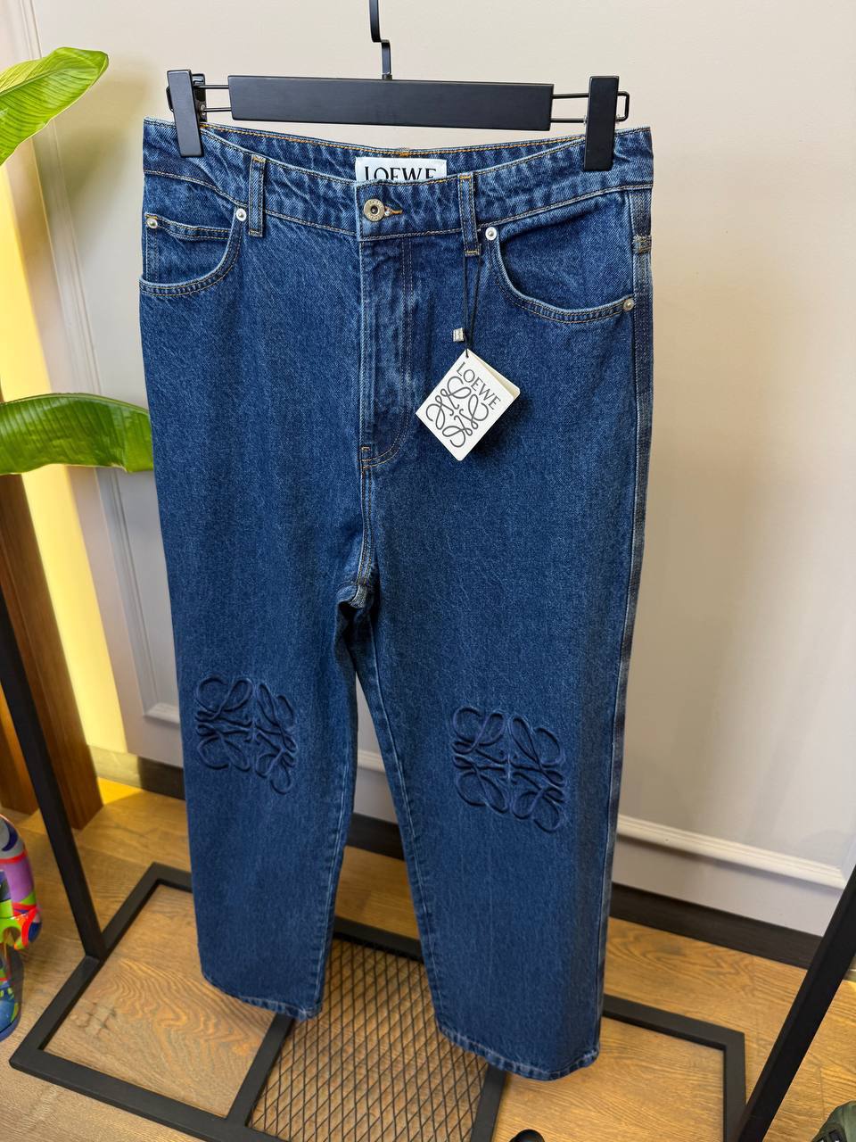 Anagram Baggy Jeans in Premium Cotton