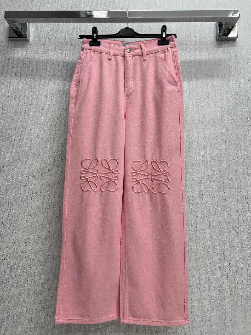 Wide-Leg Denim Jeans