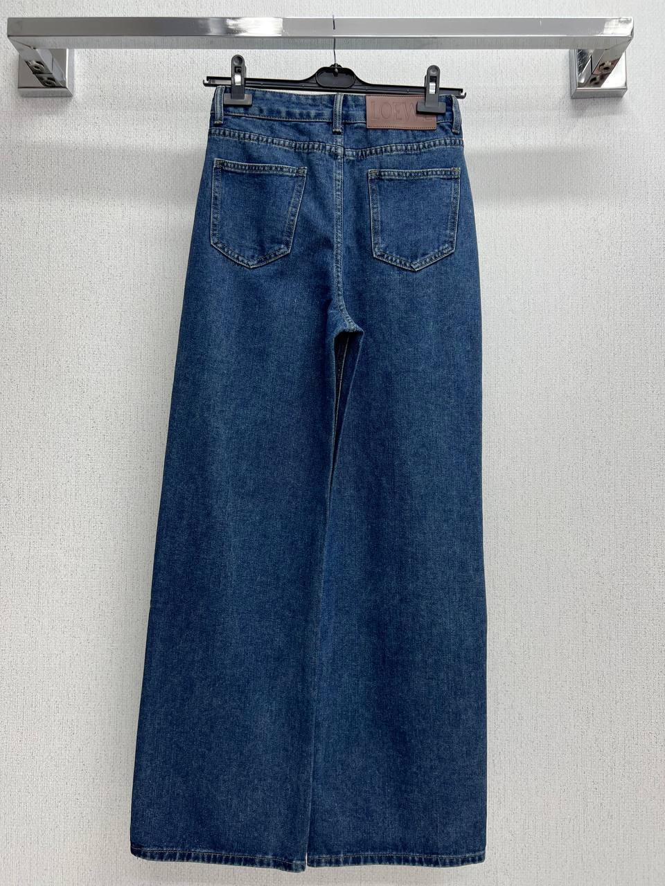 Wide-Leg Denim Jeans