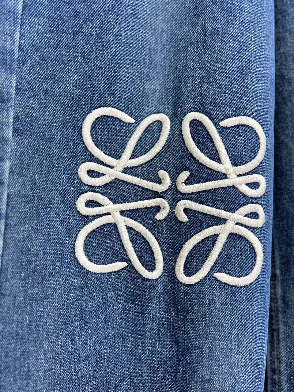 Wide-Leg Denim Jeans