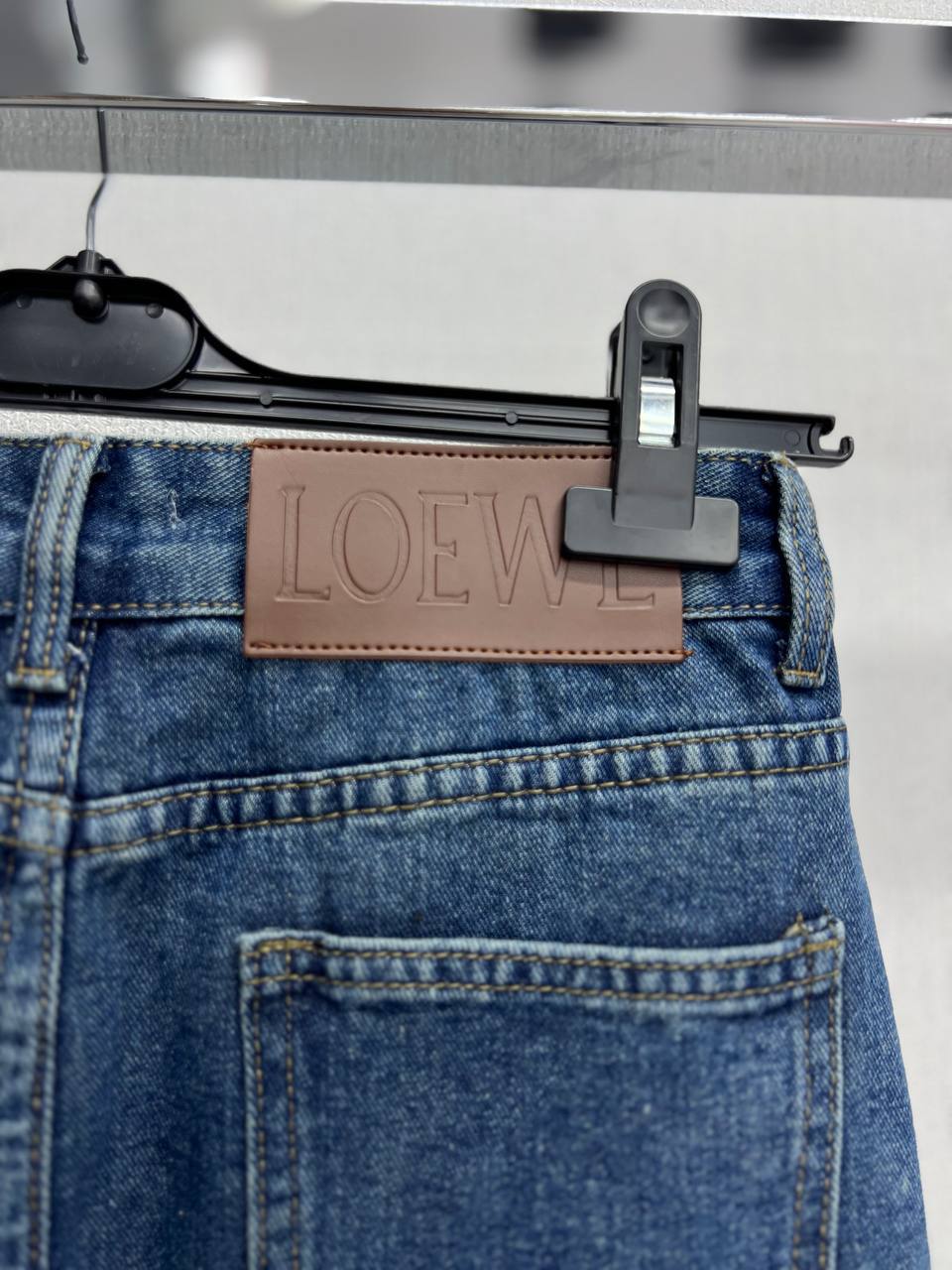 Wide-Leg Denim Jeans