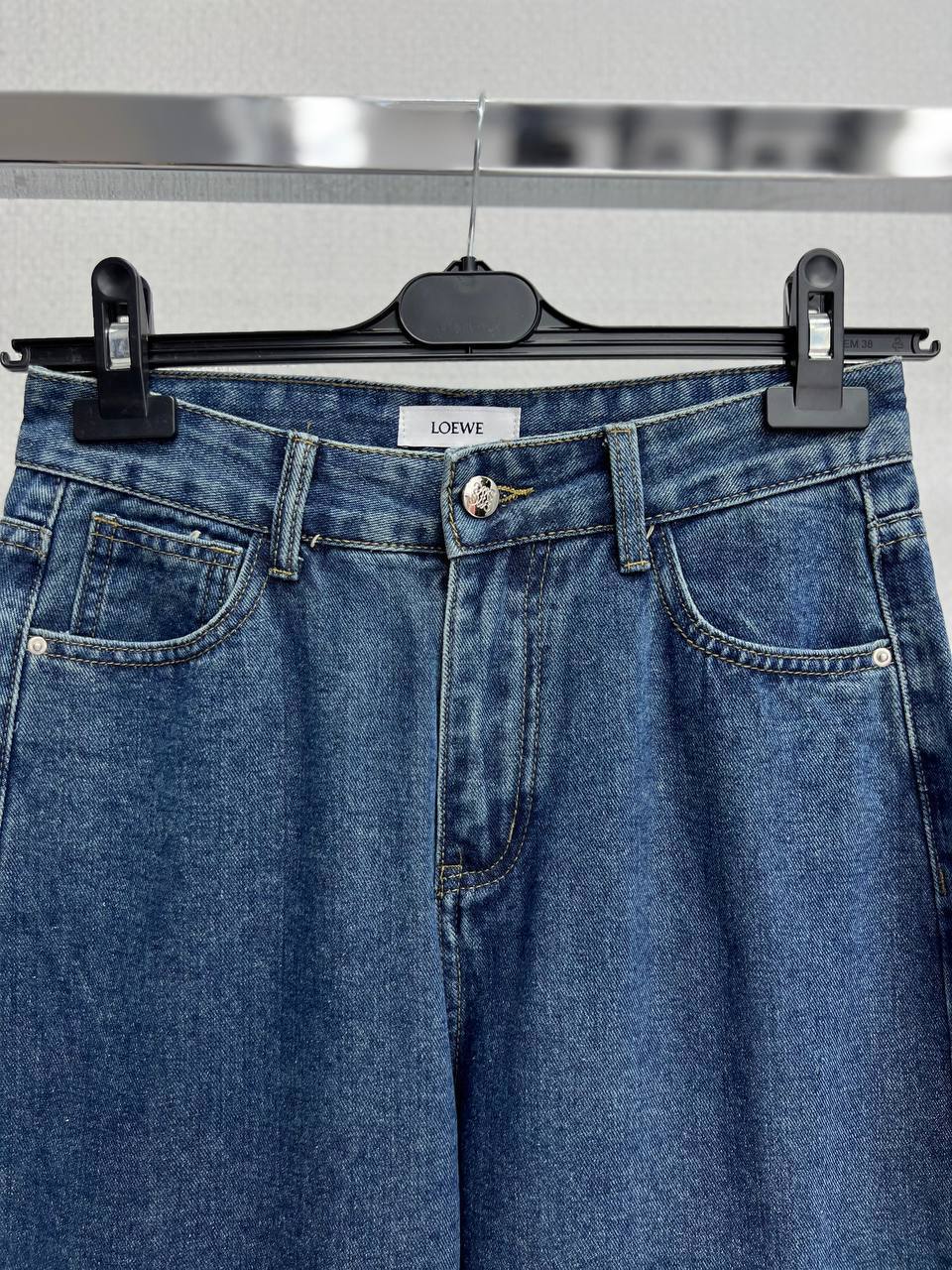 Wide-Leg Denim Jeans