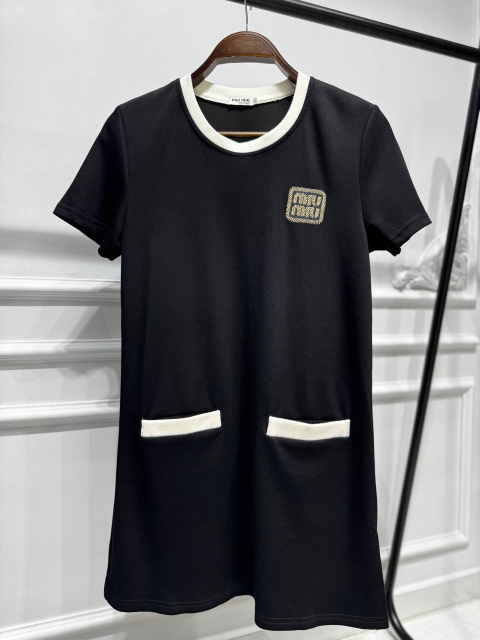 Short-Sleeve Mini Dress