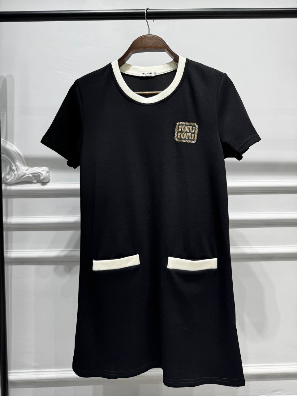 Short-Sleeve Mini Dress