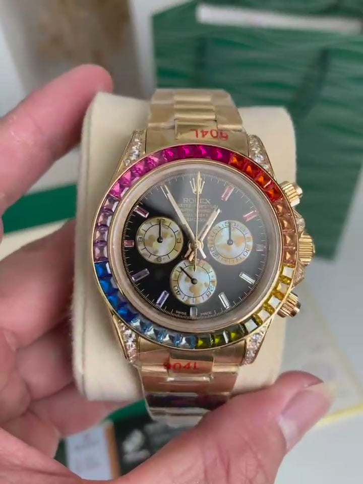 Cosmograph Daytona Rainbow Watch, 40mm