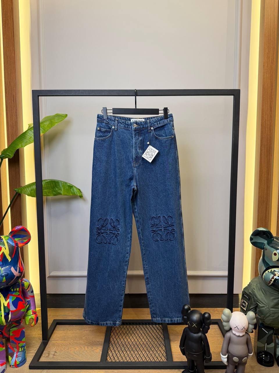 Anagram Baggy Jeans in Premium Cotton